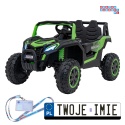 [A036] Auto Buggy UTV Racing na akumulator 4x45W 12V/10Ah MP3 Pilot Wolny Start - zielony