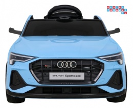 [QLS-6688] Audi E-Tron Sportback na akumulator 4x25W 12V/7Ah Pilot Wolny Start MP3 LED - niebieski