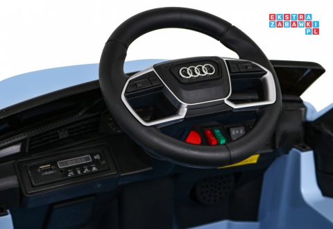 [QLS-6688] Audi E-Tron Sportback na akumulator 4x25W 12V/7Ah Pilot Wolny Start MP3 LED - niebieski