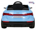 [QLS-6688] Audi E-Tron Sportback na akumulator 4x25W 12V/7Ah Pilot Wolny Start MP3 LED - niebieski