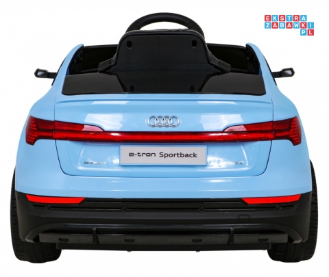 [QLS-6688] Audi E-Tron Sportback na akumulator 4x25W 12V/7Ah Pilot Wolny Start MP3 LED - niebieski