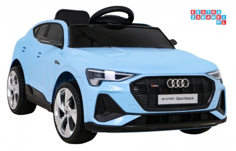 [QLS-6688] Audi E-Tron Sportback na akumulator 4x25W 12V/7Ah Pilot Wolny Start MP3 LED - niebieski