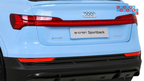 [QLS-6688] Audi E-Tron Sportback na akumulator 4x25W 12V/7Ah Pilot Wolny Start MP3 LED - niebieski