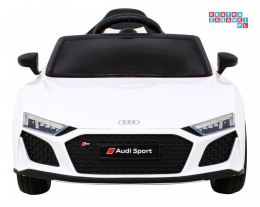 [A300] Audi R8 LIFT na akumulator 2x35W 12V/7Ah Pilot EVA MP3 LED - biały