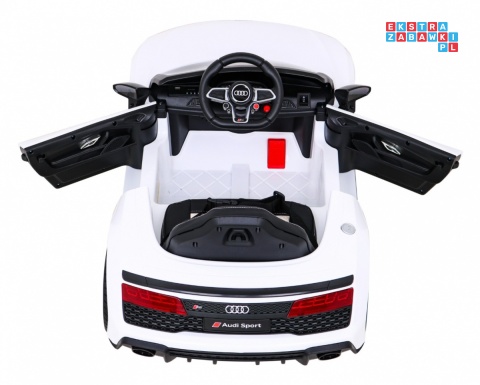 [A300] Audi R8 LIFT na akumulator 2x35W 12V/7Ah Pilot EVA MP3 LED - biały