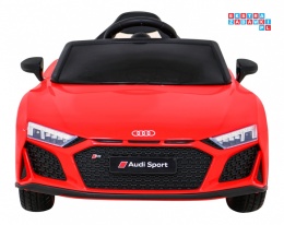 [A300] Audi R8 LIFT na akumulator 2x35W 12V/7Ah Pilot EVA MP3 LED - czerwony