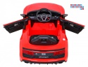 [A300] Audi R8 LIFT na akumulator 2x35W 12V/7Ah Pilot EVA MP3 LED - czerwony