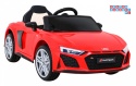 [A300] Audi R8 LIFT na akumulator 2x35W 12V/7Ah Pilot EVA MP3 LED - czerwony