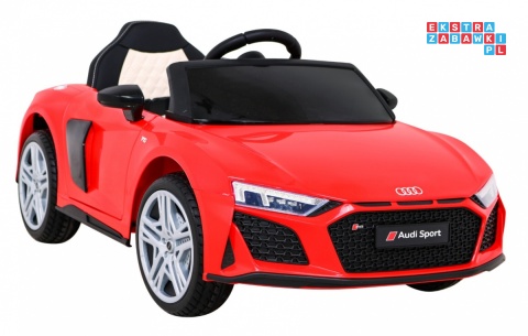 [A300] Audi R8 LIFT na akumulator 2x35W 12V/7Ah Pilot EVA MP3 LED - czerwony