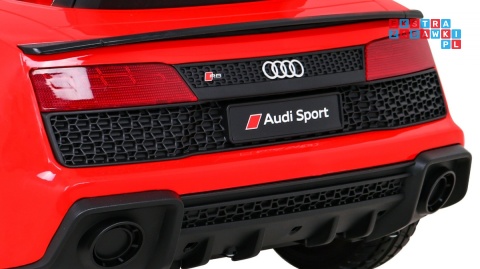 [A300] Audi R8 LIFT na akumulator 2x35W 12V/7Ah Pilot EVA MP3 LED - czerwony