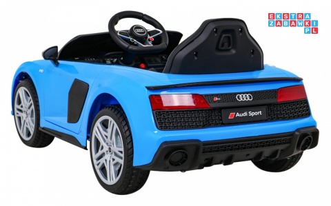 [A300] Audi R8 LIFT na akumulator 2x35W 12V/7Ah Pilot EVA MP3 LED - niebieski