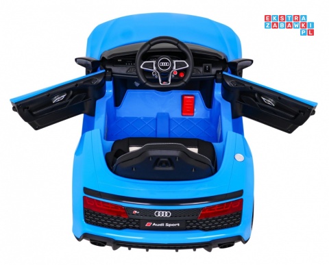 [A300] Audi R8 LIFT na akumulator 2x35W 12V/7Ah Pilot EVA MP3 LED - niebieski
