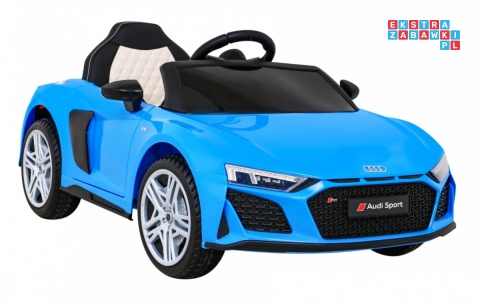 [A300] Audi R8 LIFT na akumulator 2x35W 12V/7Ah Pilot EVA MP3 LED - niebieski