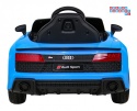 [A300] Audi R8 LIFT na akumulator 2x35W 12V/7Ah Pilot EVA MP3 LED - niebieski