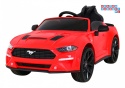 [SX2038] Ford Mustang GT na akumulator 2x35W 12V/7Ah Regulacja siedzenia Pilot LED EVA - czerwony
