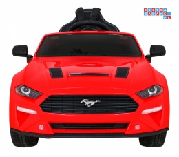 [SX2038] Ford Mustang GT na akumulator 2x35W 12V/7Ah Regulacja siedzenia Pilot LED EVA - czerwony