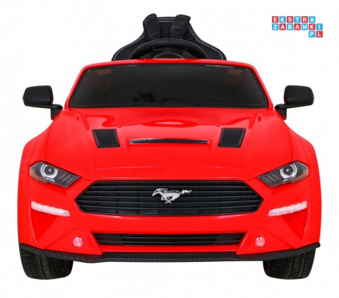 [SX2038] Ford Mustang GT na akumulator 2x35W 12V/7Ah Regulacja siedzenia Pilot LED EVA - czerwony