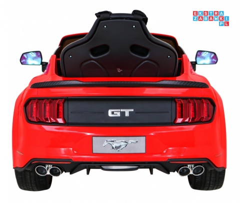 [SX2038] Ford Mustang GT na akumulator 2x35W 12V/7Ah Regulacja siedzenia Pilot LED EVA - czerwony
