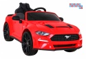 [SX2038] Ford Mustang GT na akumulator 2x35W 12V/7Ah Regulacja siedzenia Pilot LED EVA - czerwony