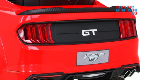 [SX2038] Ford Mustang GT na akumulator 2x35W 12V/7Ah Regulacja siedzenia Pilot LED EVA - czerwony