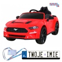 [SX2038] Ford Mustang GT na akumulator 2x35W 12V/7Ah Regulacja siedzenia Pilot LED EVA - czerwony