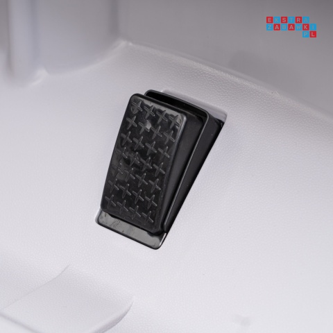 [JS3168] Buggy Racing 5 na akumulator 2x200W 24V/7Ah Pilot Audio LED Wolny Start - szary