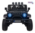 [JL213] Terenowe OFF-ROAD 3.0 dwuosobowe na akumulator 4x35W 12V/14Ah Pilot Wolny Start Audio LED - czarny