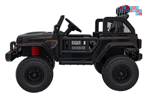 [JL213] Terenowe OFF-ROAD 3.0 dwuosobowe na akumulator 4x35W 12V/14Ah Pilot Wolny Start Audio LED - czarny