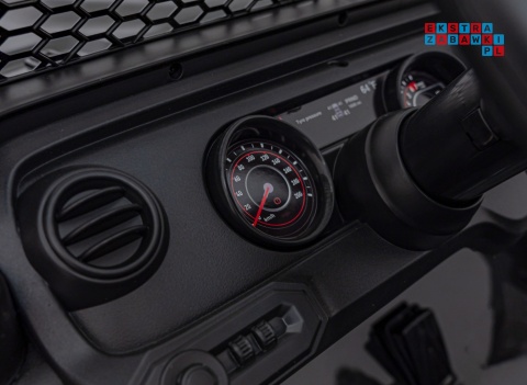 [JL213] Terenowe OFF-ROAD 3.0 dwuosobowe na akumulator 4x35W 12V/14Ah Pilot Wolny Start Audio LED - czarny