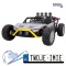 [JS3168] Buggy Racing 5 na akumulator 2x200W 24V/7Ah Pilot Audio LED Wolny Start - szary