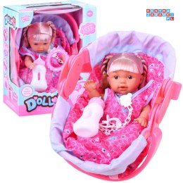 [ZA0453] Lalka w nosidełku laleczka gaworzy siusia