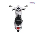 [LQ-051] Skuter Vespa ROMA na akumulator 2x35W 12V/7Ah EVA wolny start ekoskóra Bluetooth - biały