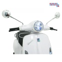 [LQ-051] Skuter Vespa ROMA na akumulator 2x35W 12V/7Ah EVA wolny start ekoskóra Bluetooth - biały