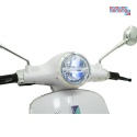[LQ-051] Skuter Vespa ROMA na akumulator 2x35W 12V/7Ah EVA wolny start ekoskóra Bluetooth - biały