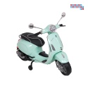 [LQ-051] Skuter Vespa ROMA na akumulator 2x35W 12V/7Ah EVA wolny start ekoskóra Bluetooth - miętowy