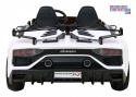 [SX2028] Lamborghini SVJ DRIFT 24V/7Ah z funkcją drift LED, koła EVA, pilot - biały