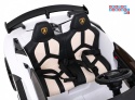 [SX2028] Lamborghini SVJ DRIFT 24V/7Ah z funkcją drift LED, koła EVA, pilot - biały