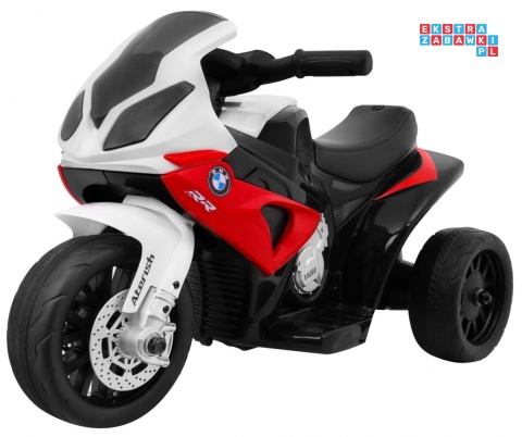 [JT5188] Motocykl BMW S1000 RR Mini trójkołowy na akumulator 6V/4Ah Dźwięki LED - czerwony