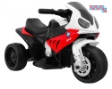 [JT5188] Motocykl BMW S1000 RR Mini trójkołowy na akumulator 6V/4Ah Dźwięki LED - czerwony