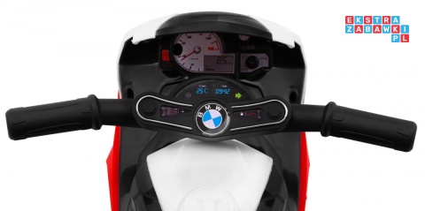 [JT5188] Motocykl BMW S1000 RR Mini trójkołowy na akumulator 6V/4Ah Dźwięki LED - czerwony