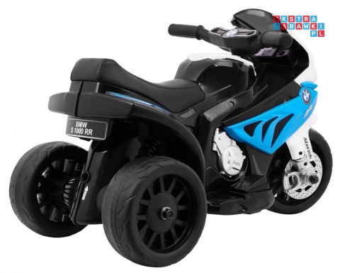 [JT5188] Motocykl BMW S1000 RR Mini trójkołowy na akumulator 6V/4Ah Dźwięki LED - niebieski