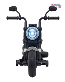 [AHL008] Motorek Chopper FASTER na akumulator 1x20W 6V/4.5Ah Radio FM Panel audio LED - biały