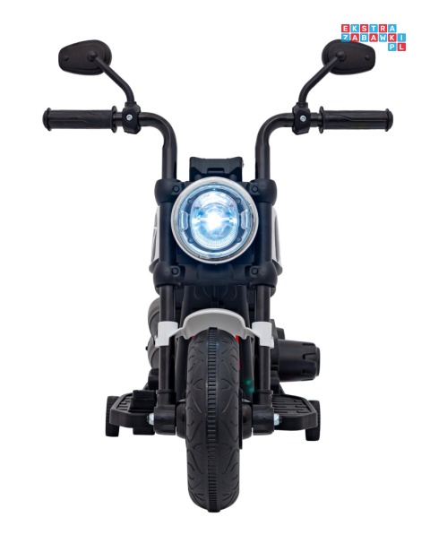 [AHL008] Motorek Chopper FASTER na akumulator 1x20W 6V/4.5Ah Radio FM Panel audio LED - biały