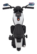 [AHL008] Motorek Chopper FASTER na akumulator 1x20W 6V/4.5Ah Radio FM Panel audio LED - biały