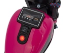 [AHL008] Motorek Chopper FASTER na akumulator 1x20W 6V/4.5Ah Radio FM Panel audio LED - różowy