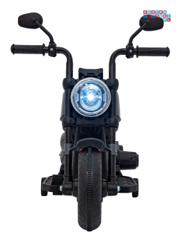 [AHL008] Motorek Chopper FASTER na akumulator 1x20W 6V/4.5Ah Radio FM Panel audio LED - czarny