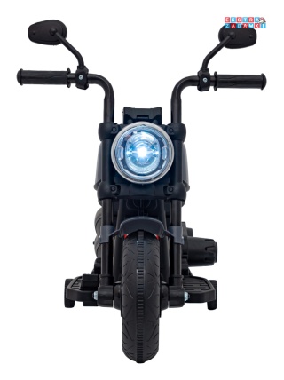 Szary Motorek Chopper FASTER na akumulator - 1x20W 6V/4.5Ah, Radio FM, Panel audio, LED - [AHL008]