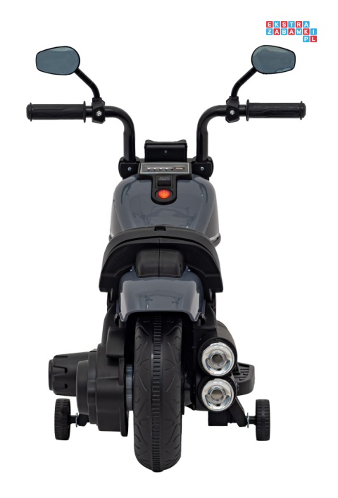 [AHL008] Motorek Chopper FASTER na akumulator 1x20W 6V/4.5Ah Radio FM Panel audio LED - czarny