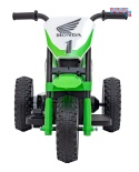 [H5] Motorek Cross Honda CRF 450R na akumulator 1x30W 6V/4,5Ah Gumowy Bieżnik Klakson - zielony