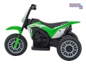 [H5] Motorek Cross Honda CRF 450R na akumulator 1x30W 6V/4,5Ah Gumowy Bieżnik Klakson - zielony